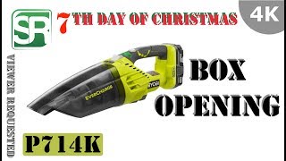 Ryobi 18Volt ONE LithiumIon Cordless EVERCHARGE Hand Vacuum Kit P714K  7th Day of Christmas [upl. by Drahsar]