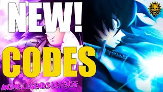 ANIME LEGENDS DEFENSE CODES RELEASE🎃 ROBLOX [upl. by Brunk326]