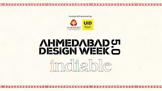 Ahmedabad Design Week 50  Day 1  Karnavati University [upl. by Lerim]