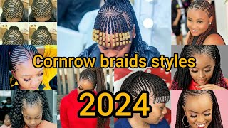 💖🌸 Cute cornrow braids hairstyles  African  Americans braids styles for ladies [upl. by Brown420]