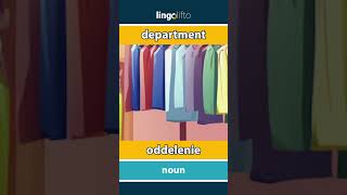 🇬🇧🇸🇰 department  oddelenie  vocabulary builder  learn English  naučme sa anglicky [upl. by Joannes]