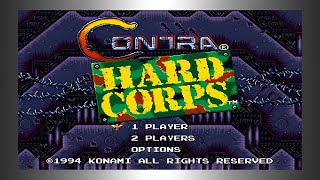 Full Gameplay SEGA GENESIS Contra Hard Corps [upl. by Rehpotsrhc817]