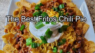 The Best Fritos Chili Pie 😋 [upl. by Schuh441]