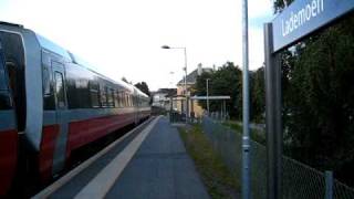 NSB Lokaltog from Lerkendal and Trondheim S to Steinkjer calls at Lademoen station [upl. by Ayhdiv]