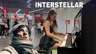 I played INTERSTELLAR on piano in public [upl. by Phoebe]