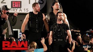 The Shield make their entrance together for the first time in three years Raw Oct 16 2017 [upl. by Inez]