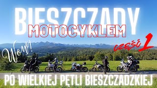 Wycieczka motocyklowa w Bieszczady na 7 motocykli cz 1 [upl. by Nelleus591]