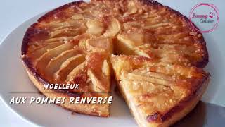 Moelleux renversé aux pommes 🍎 🍏 Ultra rapide et facile [upl. by Leahcimluap]