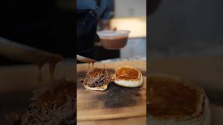 The JUICIEST Burger  Birria Burger shorts cooking food [upl. by Vitalis]