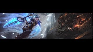 Nightbringer Yasuo VS Dawnbringer Riven [upl. by Zamir]