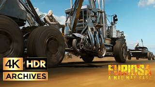 FURIOSA A MAD MAX SAGA  4K  HDR  Octoboss assault on the War Rig ● Part 1 of 2 ● 2024 [upl. by Meda710]