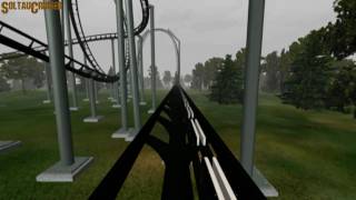 Freischütz Onride POV Bayern Park No Limits Coaster Recreation [upl. by Kinnard]