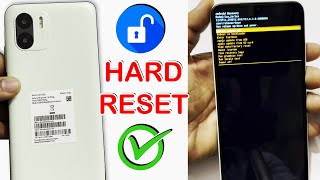 Redmi A1 2022 Hard Reset Forgot Password PIN Pattern Unlock💥Android 12 [upl. by Esekram53]