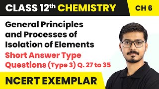 General Principles amp Processes of Isolation of Elements  Short Questions  Class 12 Chemistry Ch 6 [upl. by Busby]