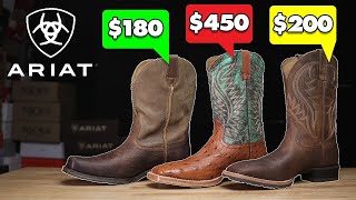 Are Ariat real cowboy boots Ariat Gallup Rambler Hybrid Rancher [upl. by Arotak307]