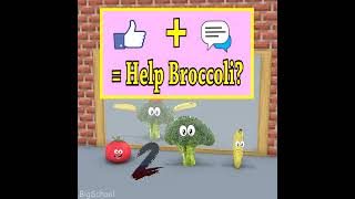 The Magic Mirror  Broccoli Tomato Vs Banana [upl. by Yrmac]