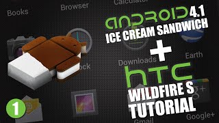 Unlocking the HTC Bootloader  Installing Android 40 Ice Cream Sandwich on a Wildfire S  Part 1 [upl. by Odlaner]