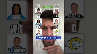 3 spins for NFC Pro Bowl Roster nfl [upl. by Aniara]