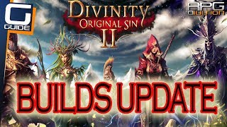 DIVINITY ORIGINAL SIN 2  Builds Update Battle Cleric Assassin Wizard [upl. by Deering814]