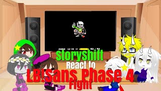 StoryShift react to LBSans P4 Fight [upl. by Chader]