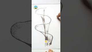 Amazing Thread Painting 🎨 DIY  EASY PAINTING ART  ytshorts shorts art viral [upl. by Retsevlys]