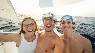 Family crosses Atlantic Ocean on a Sailboat PART 2 [upl. by Garcon483]