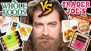 Whole Foods vs Trader Joes Taste Test  FOOD FEUDS [upl. by Garrity]