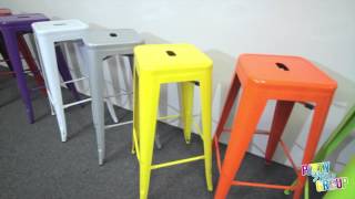 Tolix stools for Hire in Sydney [upl. by Dalila]