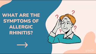 WHAT IS ALLERGIC RHINITIS [upl. by Odidnac]