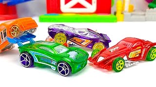 CARROS DE COLORES PARA NIÑOS  Carros de Carrera 2022 para Niños [upl. by Vernita]