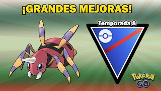 ARIADOS con PLANCHA y LAS MEJORAS VENENO en LIGA SUPER 1500 GO BATTLE LEAGUE PvP  POKEMON GO [upl. by Ganiats52]