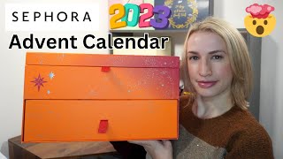 SEPHORA BEAUTY ADVENT CALENDAR 2023 [upl. by Eelinnej]