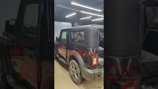 Conversion from Convertible Soft Top to Metal Hard Top on New Thar [upl. by Alleris]