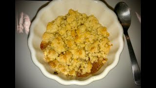 Crumble aux pommes et bananes au Thermomix [upl. by Auqenes]