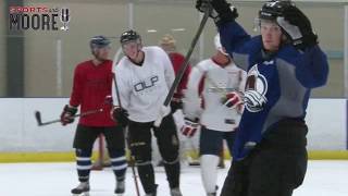 Sens prospect Batherson trains with MacKinnon [upl. by Nahte]