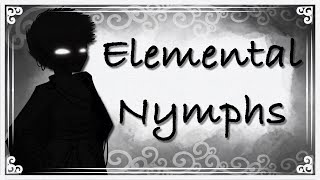 I Turned the 4 Elements into Magical Nymphs  speedpaint  commentary [upl. by Odrarej]