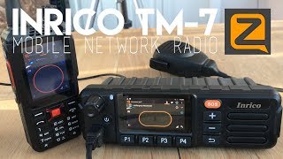 Inrico TM7 Network Mobile Radio  Part 1  Overview amp Setup [upl. by Kassaraba]