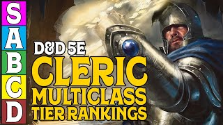 Cleric Multiclass Tier Rankings in DampD 5e [upl. by Raimund]