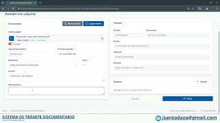 ATENCIÓN DE TRÁMITES  SISTEMA DE TRÁMITE DOCUMENTARIO CON FIRMA DIGITAL [upl. by Myrta]