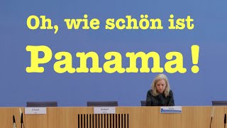 Oh wie schön ist Panama  Komplette Bundespressekonferenz vom 4 April 2016 [upl. by Aynotal]