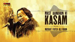 Mast Aankhon Ki Kasam  Ustad Nusrat Fateh Ali Khan  RGH  HD Video [upl. by Ecinehs902]