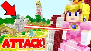 Minecraft  Super Mario Series  Master Hand Attacks Peach 322 [upl. by Oisangi]