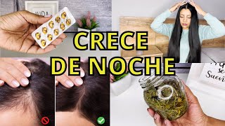 ✅CRECE TU CABELLO DURANTE LA NOCHE 😱REMEDIO NATURAL POTENTE deja de caerse y Nace pelo nuevo😍 [upl. by Naeloj]