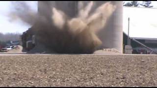 Epic Explosive Silo Demolition [upl. by Atsyrt]