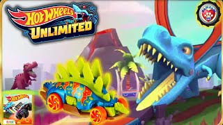 Hot Wheels Unlimited  New Update Dino Theme Tracks [upl. by Nahtanaoj]