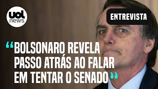 Bolsonaro falar em disputar o Senado em vez da Presidência revela um passo atrás diz Lilia Schwarcz [upl. by Ykcir819]