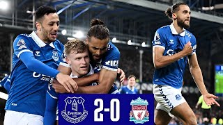 EVERTON 20 LIVERPOOL  PREMIER LEAGUE HIGHLIGHTS [upl. by Acirrej]