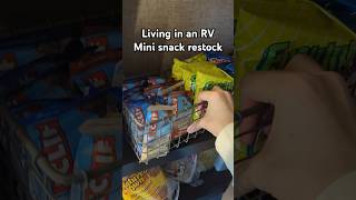 Living in an RV mini snack restock 😋☀️ rv rvliving rvlifestyle restock asmr shorts [upl. by Malvia]