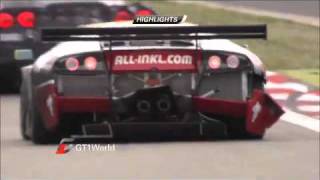 FIA GT1 World Championship  Round 6  Nurburgring  Championship Race highlights  GT World [upl. by Moonier925]