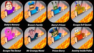 Bettys NurseryUPGRADE BARRYS PRISON RUNEscape Evil QueenBRUNOS FAMILY PRISON RUN [upl. by Yrakcaz]